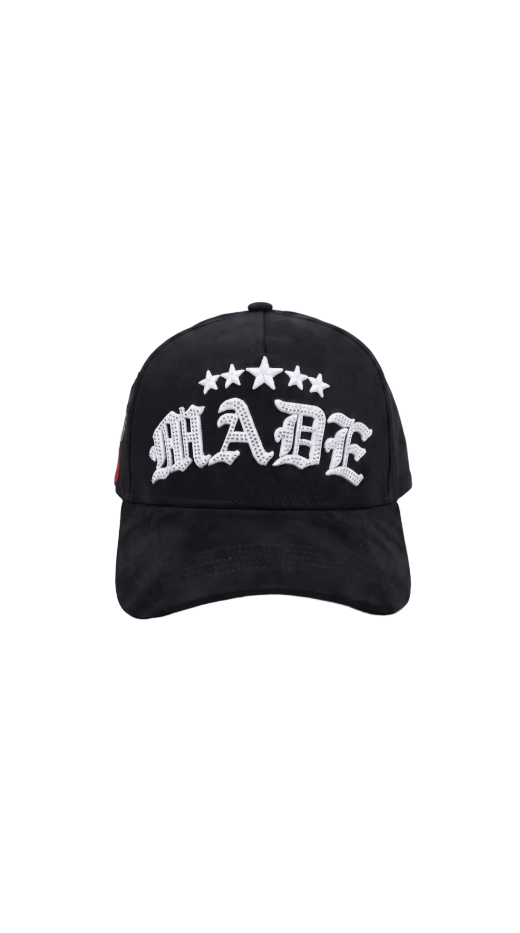 MADE / Stars hat, rhinestone wordmark and star arc detail